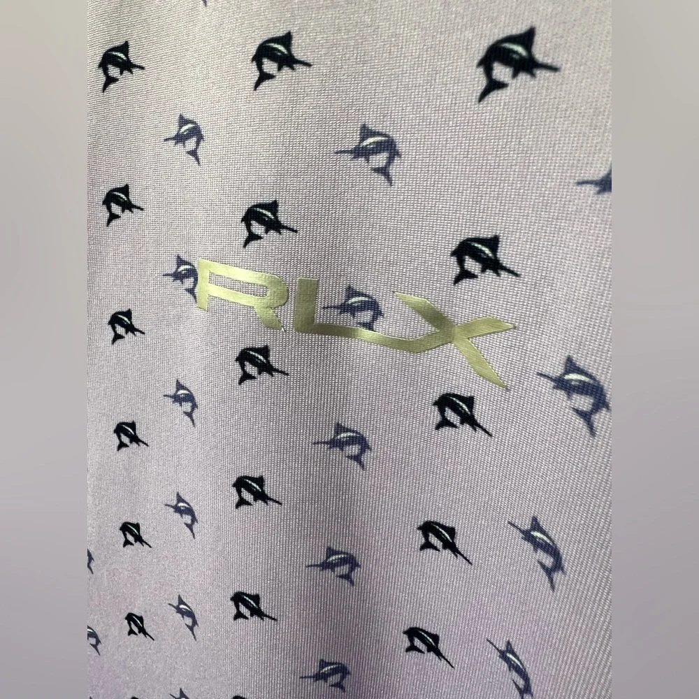 Ralph Lauren Sport‎ Purple Polo with Swordfish Pattern